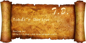 Tokár Dorina névjegykártya